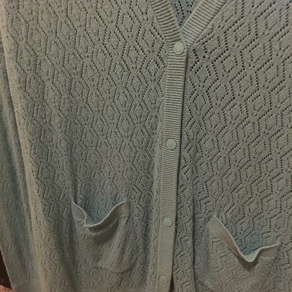 Jason Wu for Target baby blue pointelle cardigan - Picture 2 of 4