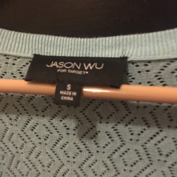 Jason Wu for Target baby blue pointelle cardigan - Picture 3 of 4