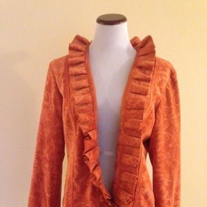 Chicos Brushed Corduroy Blazer