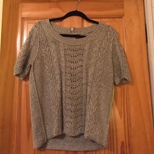 Adorable grey sparkle t-shirt sweater