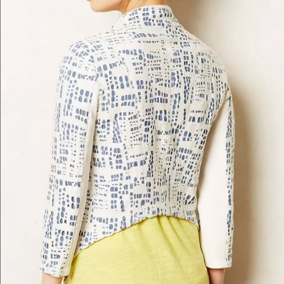 Anthropologie Addison Story Rinsed Indigo Jacket - Picture 2 of 4