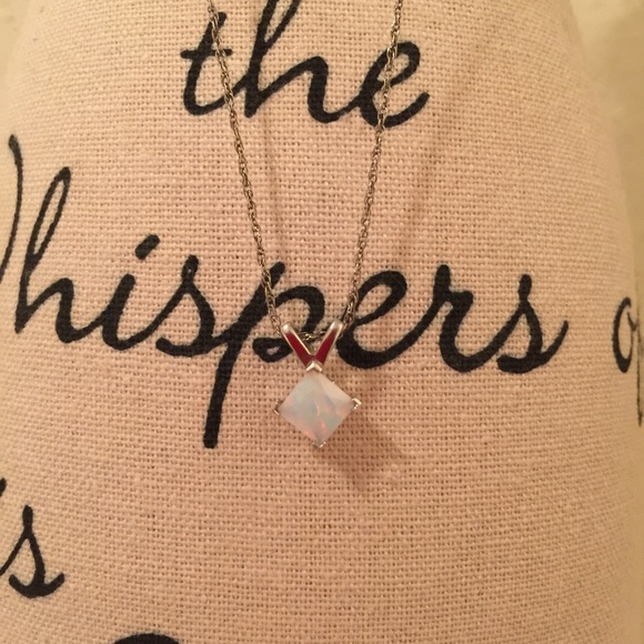 Opal Pendant Necklace