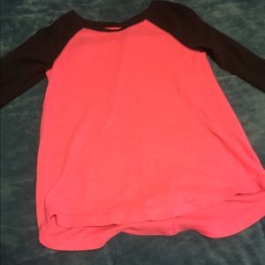 pink raglan pajama shirt 💕