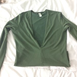 American Apparel Low-cut V Neck