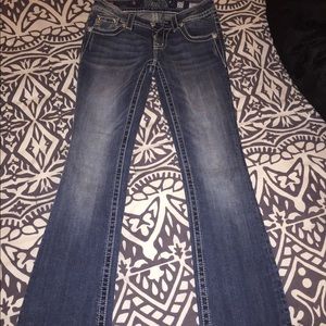 MISS ME signature boot cut jeans