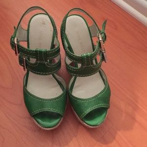 Nine West Leather wedges