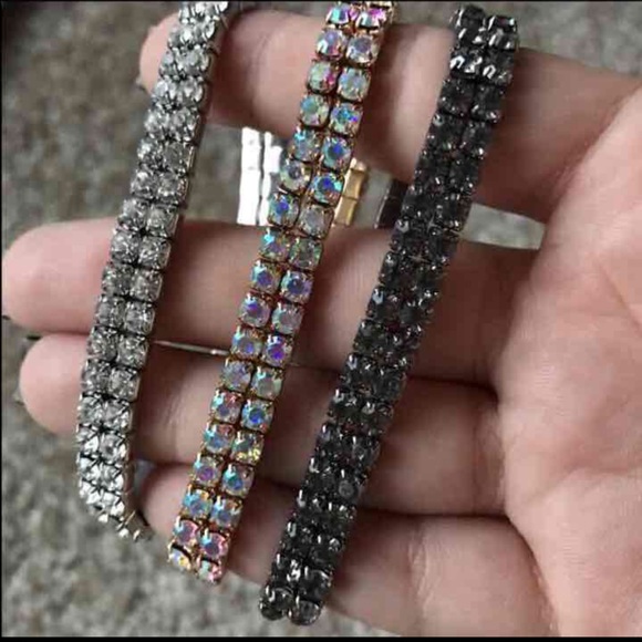 Blush by Kate Rhinestone Bracelets