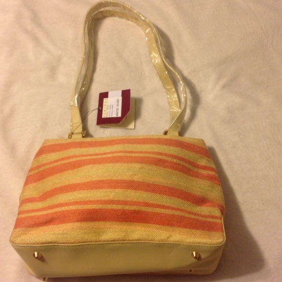 NWT ETIENNE AIGNER Stripes Collection Bag - Picture 2 of 4