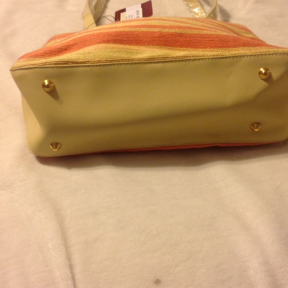NWT ETIENNE AIGNER Stripes Collection Bag - Picture 3 of 4