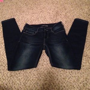 Super soft dark wash jeggings