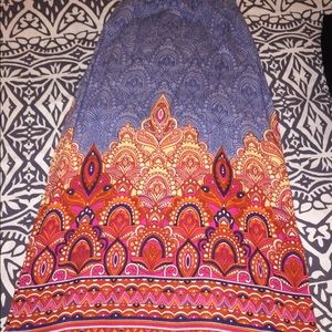 Long boho skirt