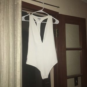 white bodysuit