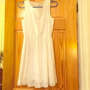 Beautiful white flower dress