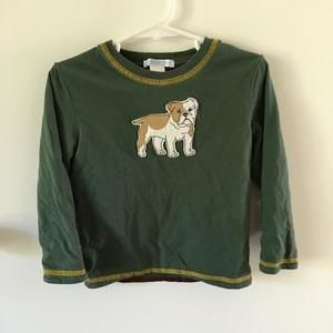 Janie and Jack Bulldog Shirt