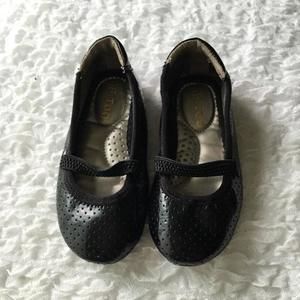 Me Too Black Ballet Flats Size 6.5 toddler