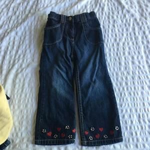 Gymboree Hearts & Buttons 3T jeans