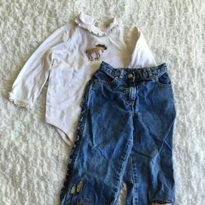 Gymboree Pony Shirt & matching jeans