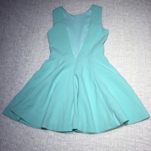 *MUST BUNDLE* Sea Foam Open Back Skater Dress - Picture 3 of 3