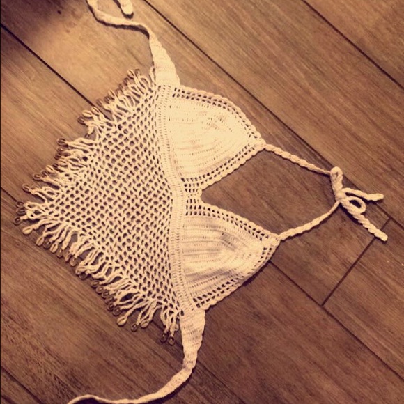 Knit crop top