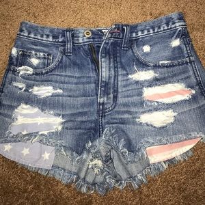 Hollister high waisted shorts