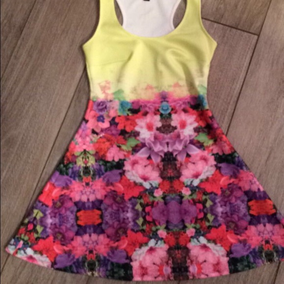 Material girl flower print dress - Picture 1 of 4