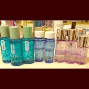 Clinique and Lancôme make up remover. All for $11.