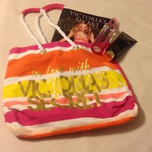 Victoria's Secret canvas tote