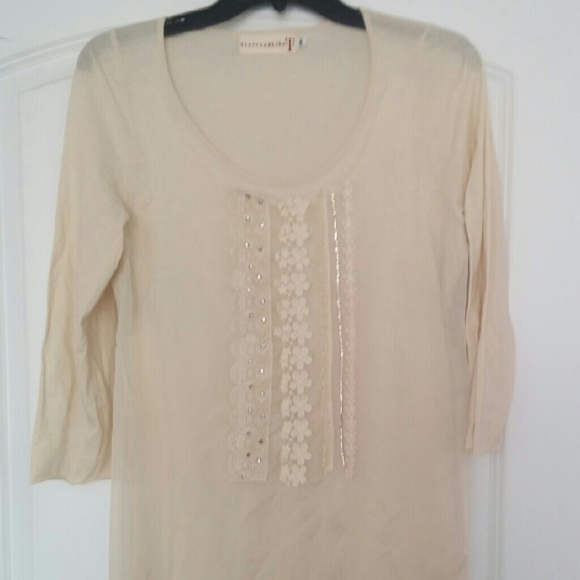 4love and liberty cream tunic