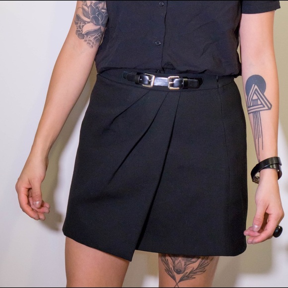 Asymmetrical Zara Buckle Skirt