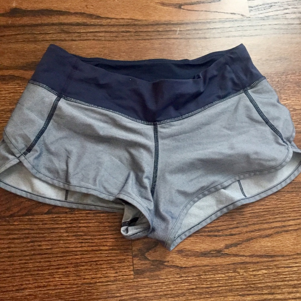 Grey lululemon shorts