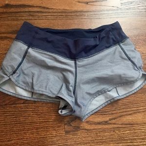Grey lululemon shorts