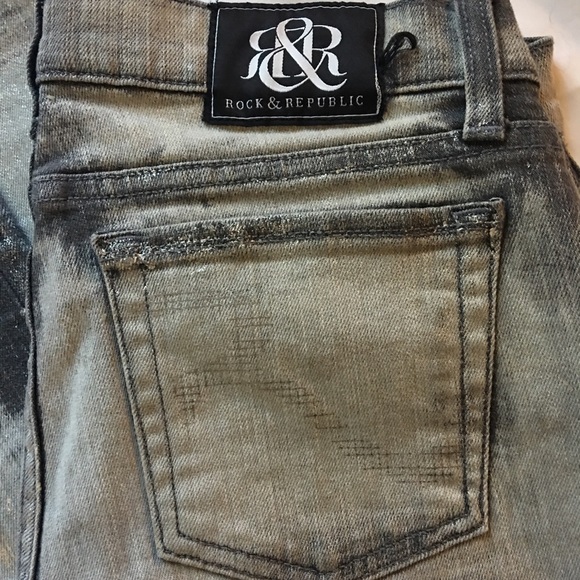 Rock & Republic Berlin Silver Skinnies