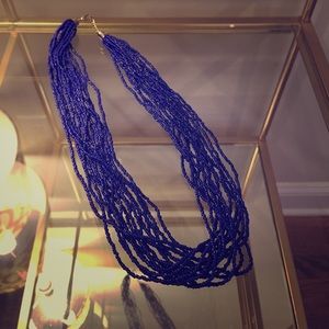 Blue Beads Necklace