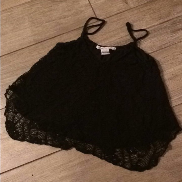 Crop top black 🎱