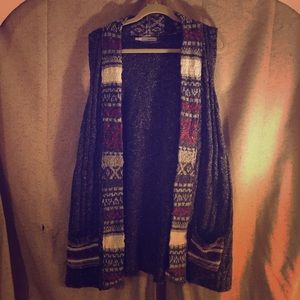 Sweater Duster Vest