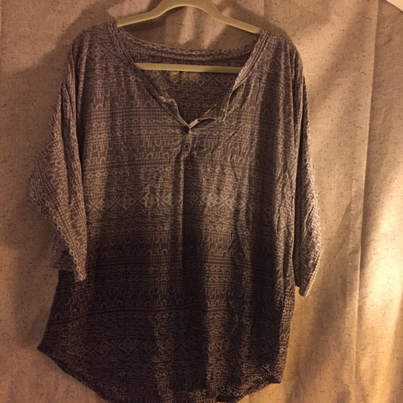 Lightweight Henley 3/4 Sleeves