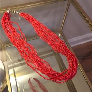 Red Beads Necklace