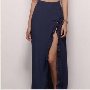 Ruffles cascade skirt