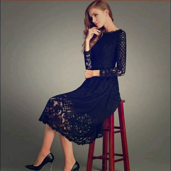 Beautiful Black Lace Dress