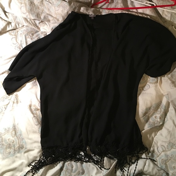 Short sleeve  black tunic - Picture 1 of 3