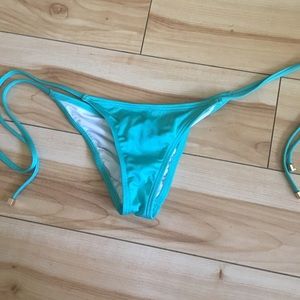 Victoria Secret skimpy string bottoms in Teal