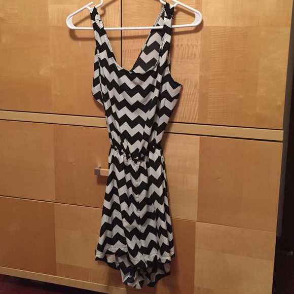 Aztec print romper