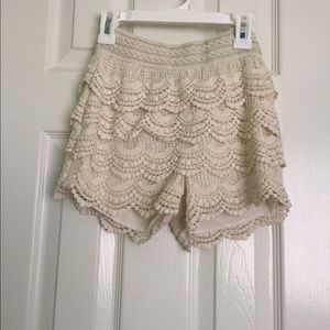 Lace shorts