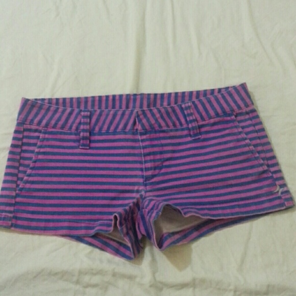 Royal + Magenta = Hot Hurley Short Shorts - Picture 1 of 2