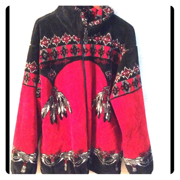 Indian fleece jacket