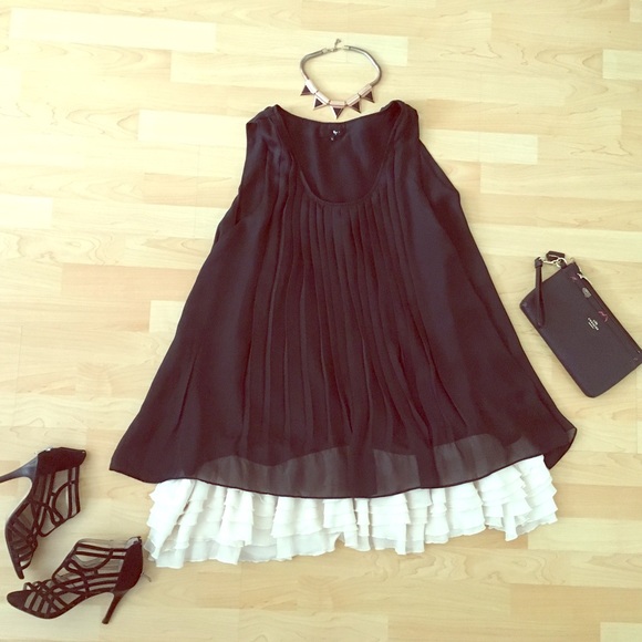 Ryu trapeze chiffon dress