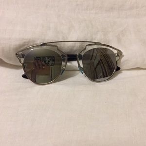 Christian Dior 'So Real' sunglasses silver