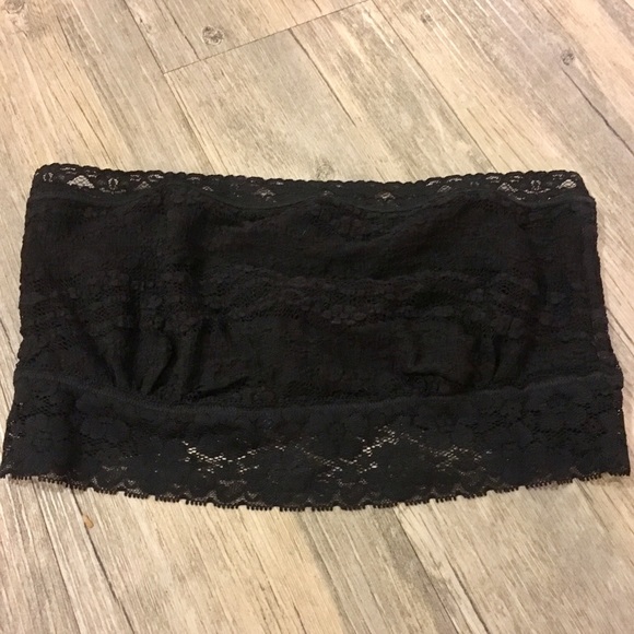 Free People black lace bandeau