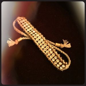 JCrew Crystal String Bracelet