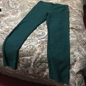 Pants hunter green colored from H & M